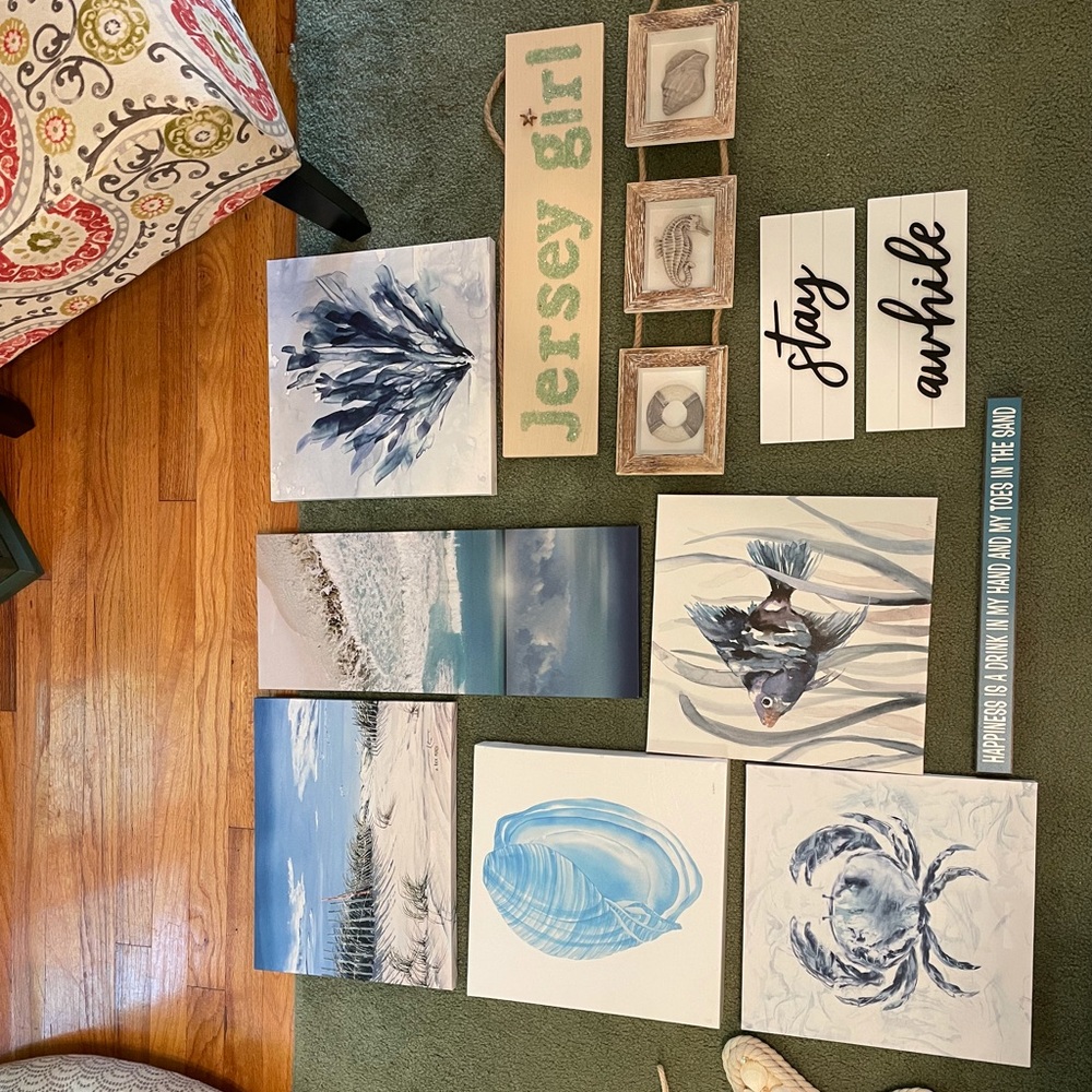 BEACH THEMED DECOR BUNDLE